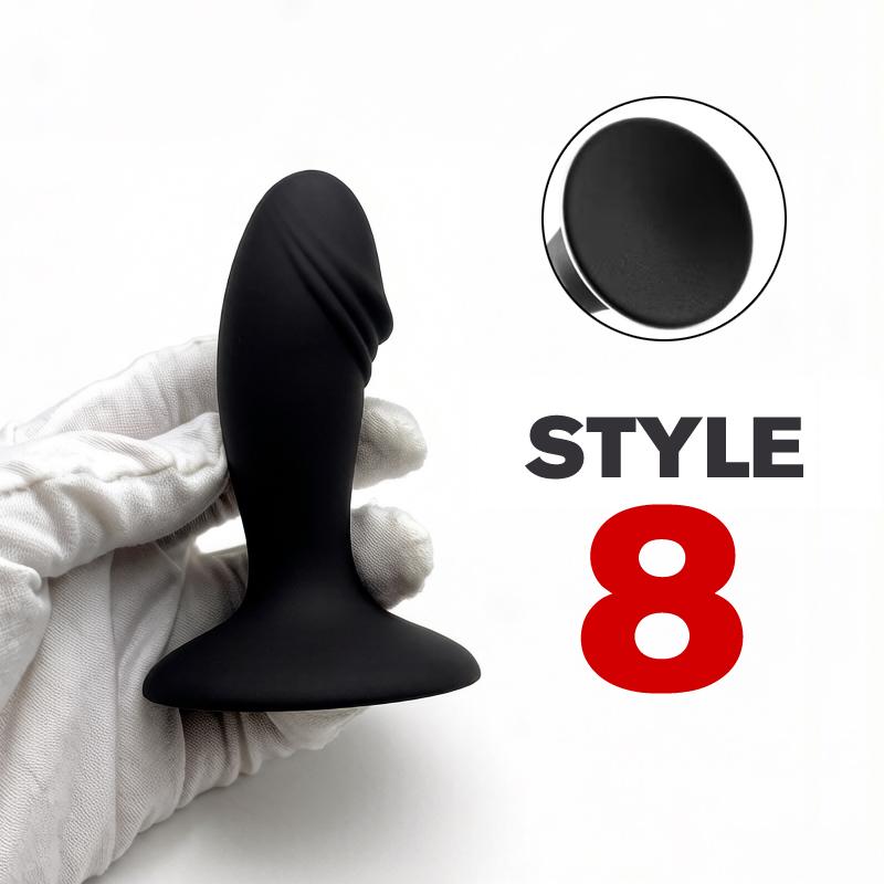 Silicone Base of Suction Cup Anal Plug Big Butt Plug Anal Sex Toys Pleasure Anal Stimulation Beads Adult Erotic Sex Toy