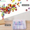 Transparent Storage Box With 30 Small Compartments For For Jewelry,Accessories,Nail Art Supplies And Ornaments