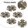 Antique Style Decorative Hinge Set Designed to Fit Various Wood Designs