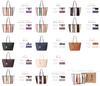 Tote Bag Multicolor Stripe Compatible with A4 Large Capacity Bag Bellezza Series [Cleria] Women's Mother's [CL-22130-6] (Tiramisu)