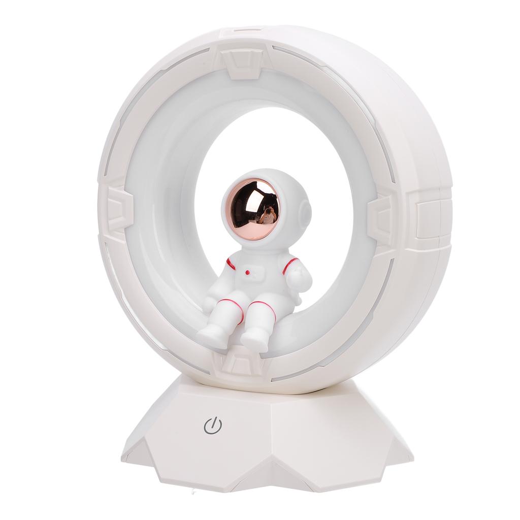 Weltraummann Nachtlicht für Kinder ABS PC Silikon 3 Farbtemperaturen USB Wiederaufladbare LED Nachttischlampe Schreibtischlampe