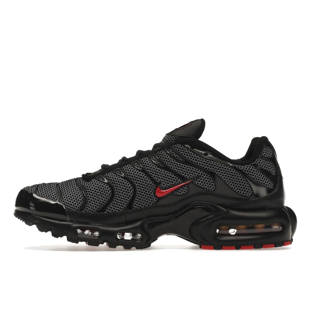 Nike Air Max Plus Bred Metal Mesh Men Sneakers Black University-Red DO6383-001