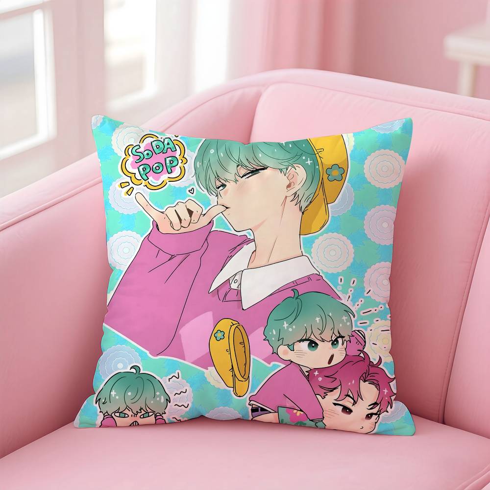 

Saja Boys KPopS D-Demon H-Hunters Наволочка с принтом Наволочка для гостиной Диванная наволочка и декор для спальни 12x12Inch