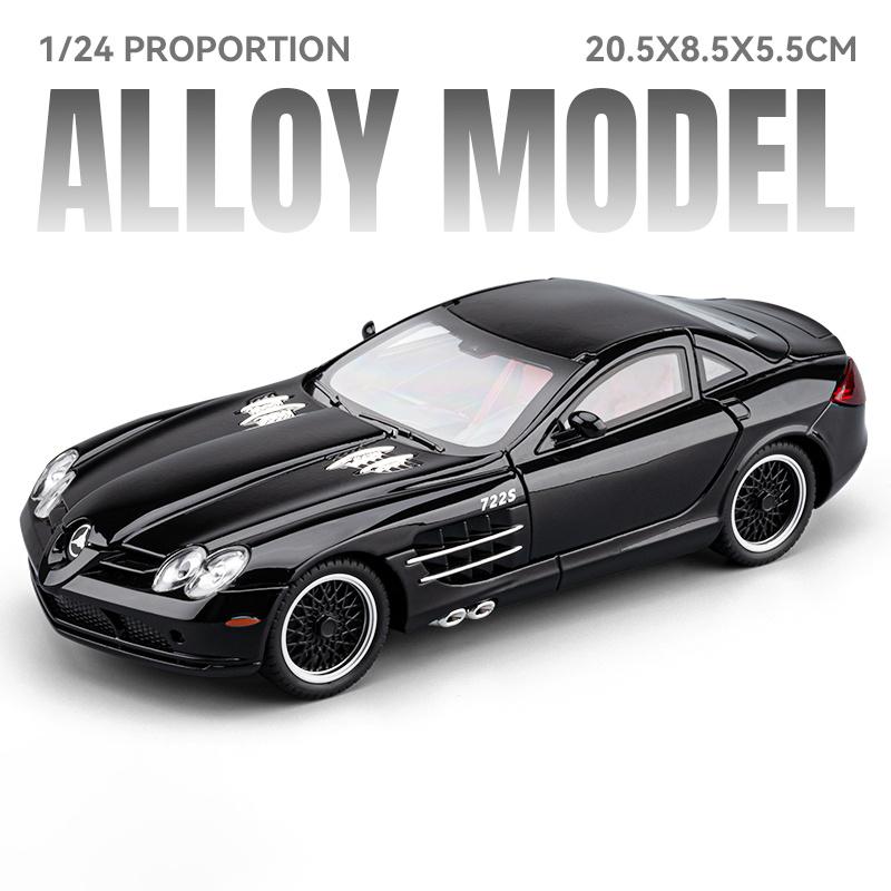 

1:24 Benz SLR McLaren 722 S Roadster Speedster Supercar Alloy Metal Diecast Model Car Valentine s Day Gift For Boyfriend Collect чорний