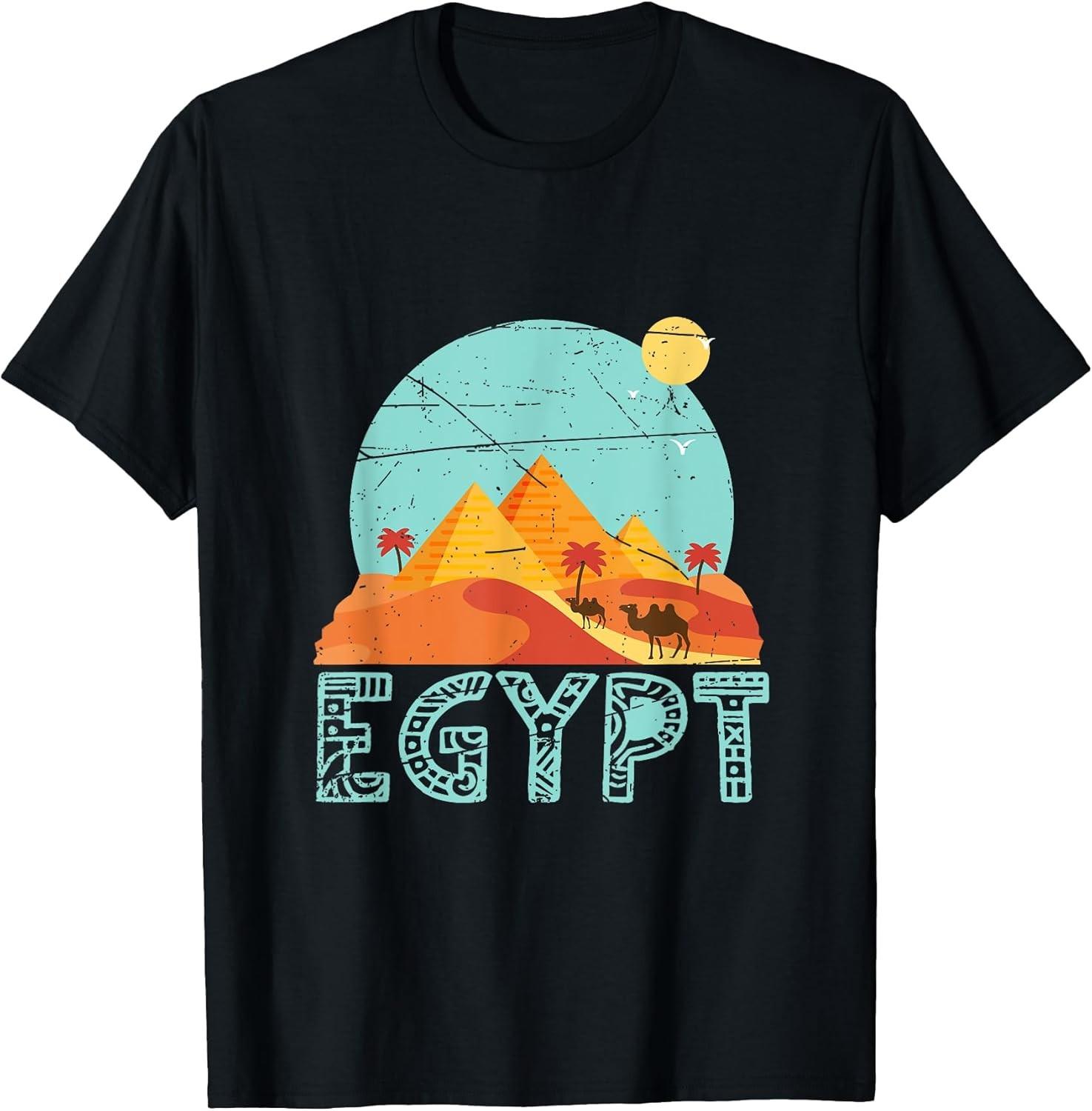 BEST! Desert Africa Ancient Egyptian Pyramids Egypt Country Gift Tee Size S-3XL XXXL