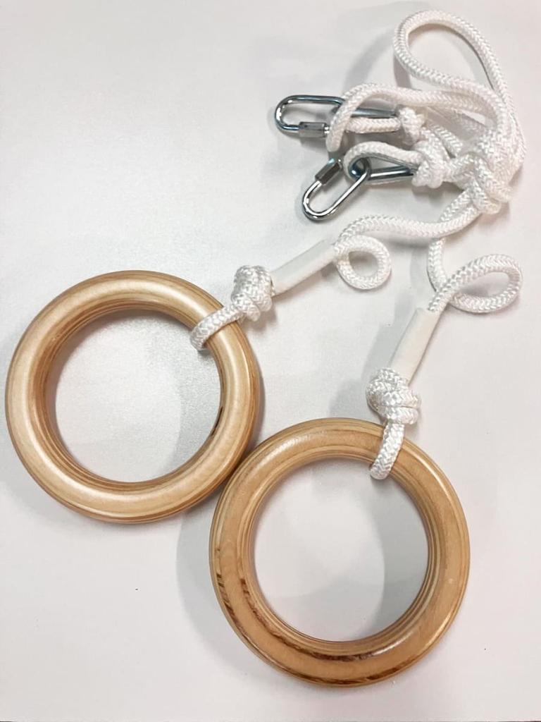 Karussell wooden gymnastic wheels