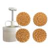Hand-Pressure Moon Cake Mould Mid Autumn Festival Bath Bombs Food-Grade Plastic