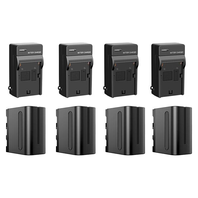 GVM High-Capacity Lithium Batteries & Kits for Photography Lights