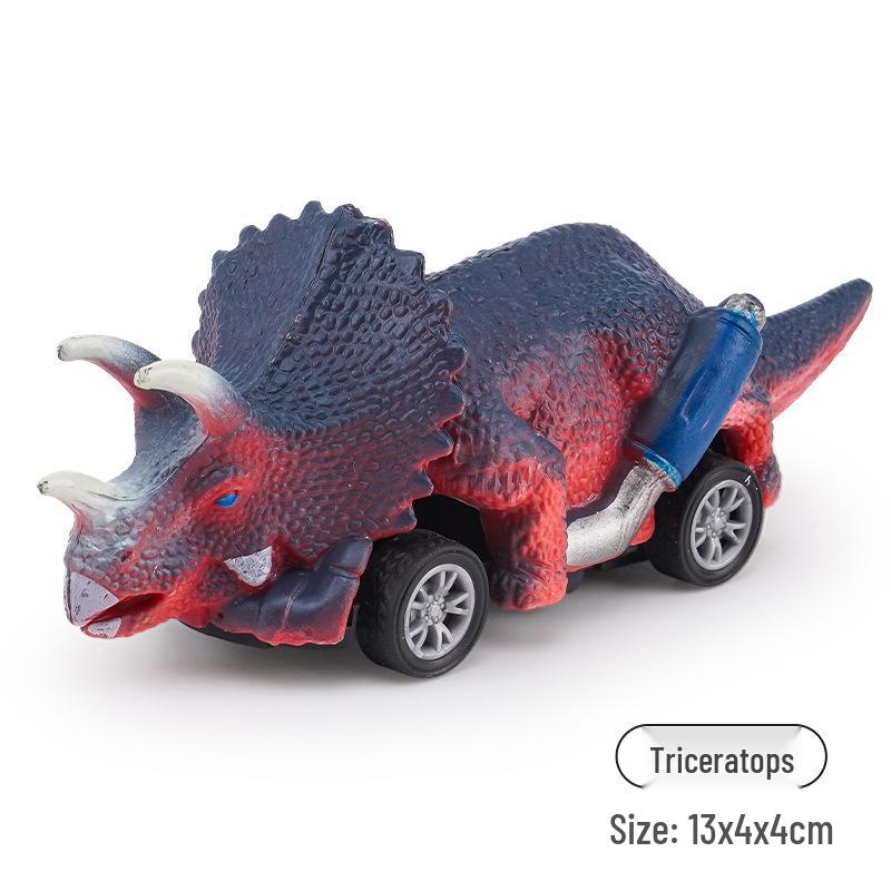 Douyin Kids Dinosaur Pull-Back Car Toy Model for Boys
