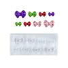 Silikonform für Schmetterlingsschleifen Haarspangen Handgemachter Schmuck Epoxidharzform Elegante Schmuckherstellung Zubehör