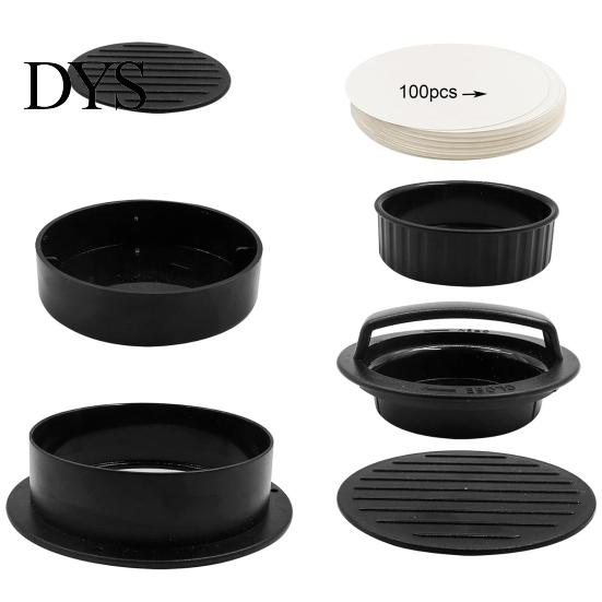 3-in-1 Burger Tool Press Patty Maker Set for Grilling Stuffed Burgers Non-stick Sliders Durable BPA-Free Plastic Easy-Release Kitchen Gadget