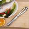 High-quality  Stainless Steel Double-row Tooth Fish Scale Planer To Scrape Fish Scales by Hand. Kitchen Accessories