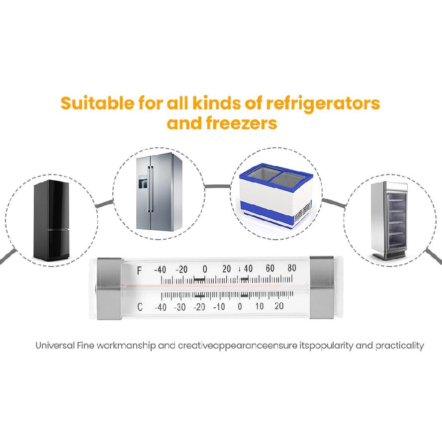 12 Pack Fridge Refrigerator Freezer Thermometer