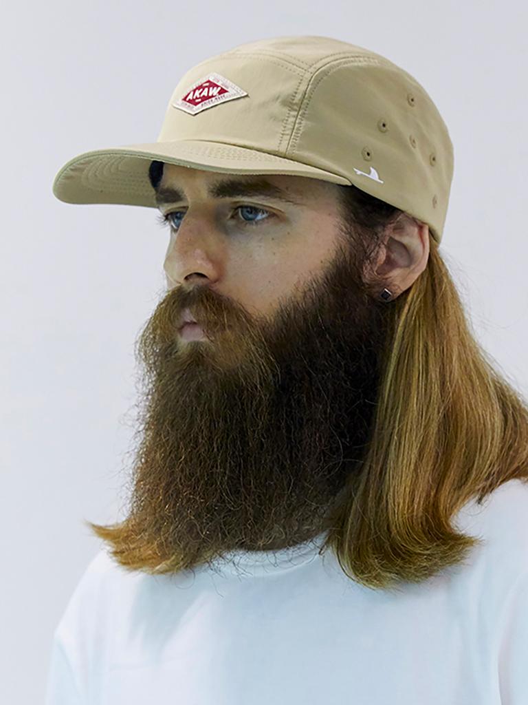 Akau Oversized Classic Camp Cap Ripstop (Sand Beige)