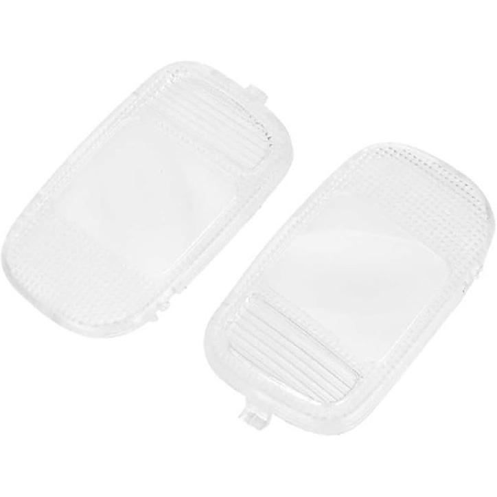 2 Pièces Couvercle de Lumière de Carte de Dôme de Toit Lentille de Lumière de Lampe de Lecture de Carte de Console de Plafond 5183271AA 5183270AA 74970 Compatible pour Ram 1500 2500 3500 4500 5500