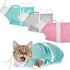 Professional Breathable Mesh Cat Bathing Bag Adjustable Multi-purpose Cat Grooming Bag Anti Scratch Pet Shower Bag Pet Care