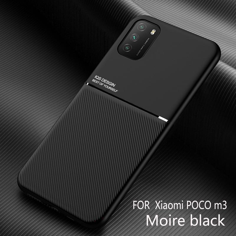 For Xiaomi Poco M3 Case Car Magnetic Leather Cover Soft Frame Protect Funda On For Poco M3 Pro PocoM3 Pro 5G Phone Cases Capa