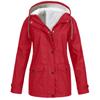 2026 Winter New Slim-fit Hardshell Jacket with Fleece Thickened Warm Women's Windproof Solid Color Coat