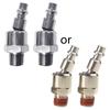 Industrial 1/4" NPT Male Thread Air Hose Fittings and Compressor Accessories Automotive-Steel Swivel Coupler Plug 2 Pack