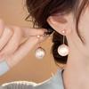 Luxe Pearl Rhinestone Earrings: Trendy Korean-Inspired Studs with Elegant Design