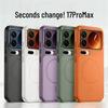 Xiaomi 17Promax Matný skleněný magnetický kryt na telefon s ochranou objektivu v původní barvě