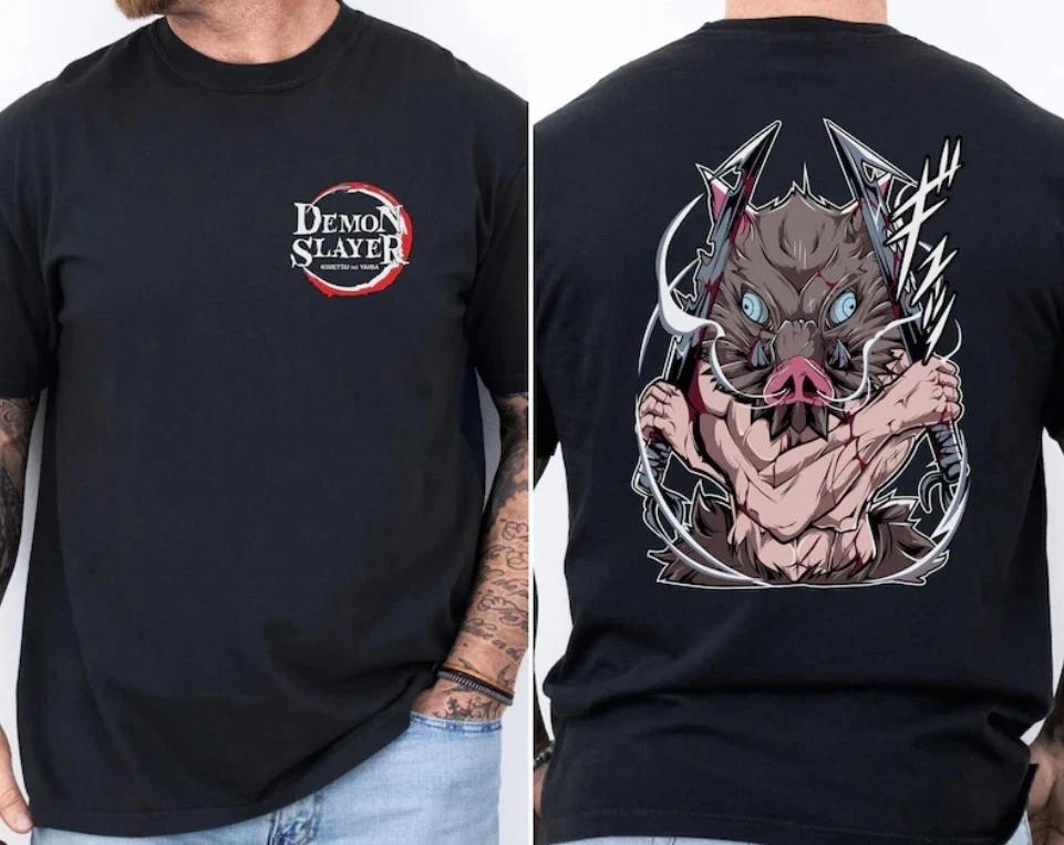 Inosuke Demon Slayer T-Shirt, Hashira, Manga Tee S