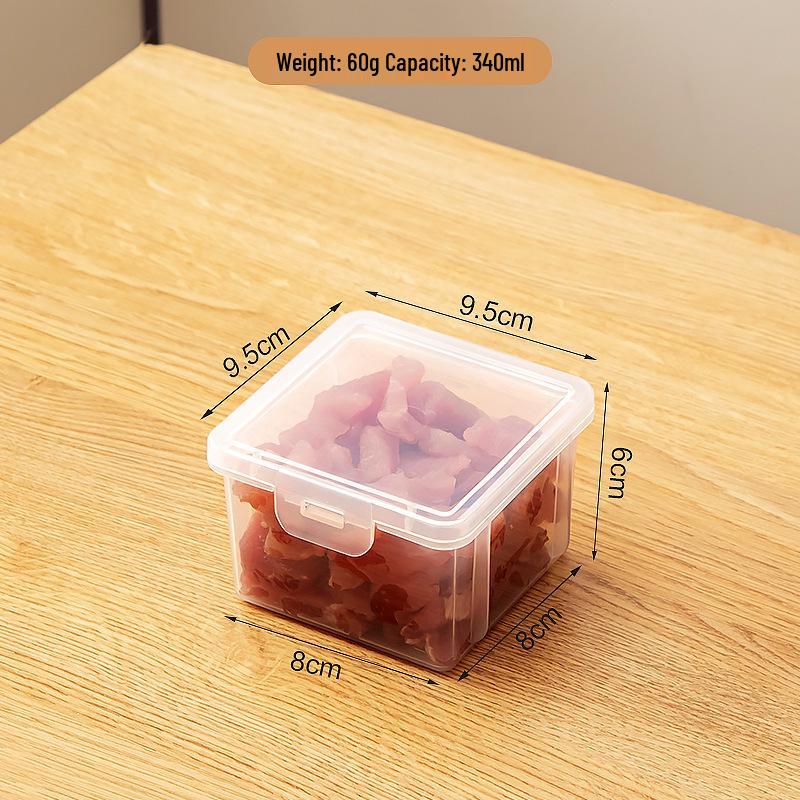 Kühlschrank-Aufbewahrungsbox zur Frischhaltung, Geruchsvermeidung und für Gefrierfachnutzung - Bewahrt Obst, Gemüse und Fleisch