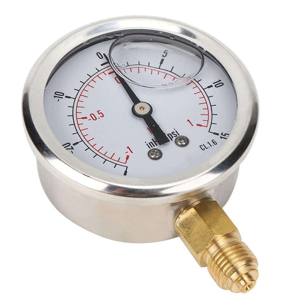 TSPGGZ60Z41bar 1 4BSP Y60 Axial Oil Filled Vacuum Pressure Gauge Pressure Measurement Tool