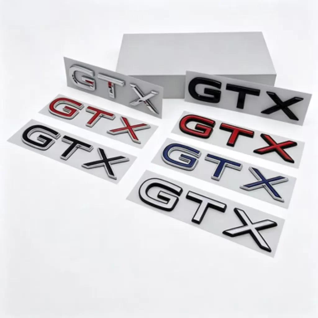 1Pc 3D ABS Car Rear Trunk Emblem Badge Sticker Tailgate Door Side Decal Auto Body Styling Logo Replacement Accessories