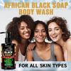 African Black Soap Body Wash 200ml -Deep Moisturizing & Nourishing Body Skin, Even Skin Tone – Lightweight Formula Suitable for All Skin Types
