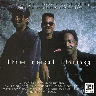 CD REAL THING  Heart Rock Concert At The Philharmo JHD119 Classic Artists 1994 Germany SoulFunk Used