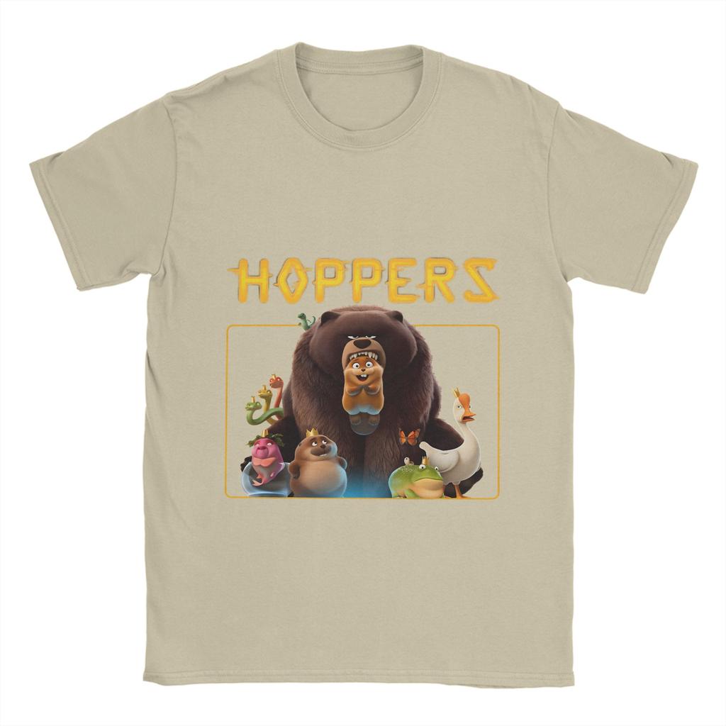 Hoppers 2026 Cartoon Movie Tee Shirt For Unisex Unisex Graphic Printing T Shirts Cotton Clothes