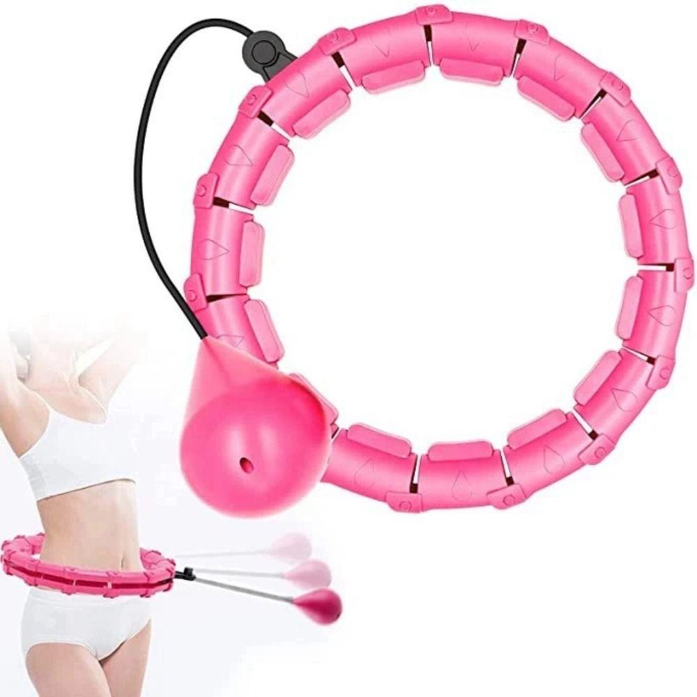Detachable Fitness Hoop Adjustable Abdominal Workout Equipment  Adults Weight Loss