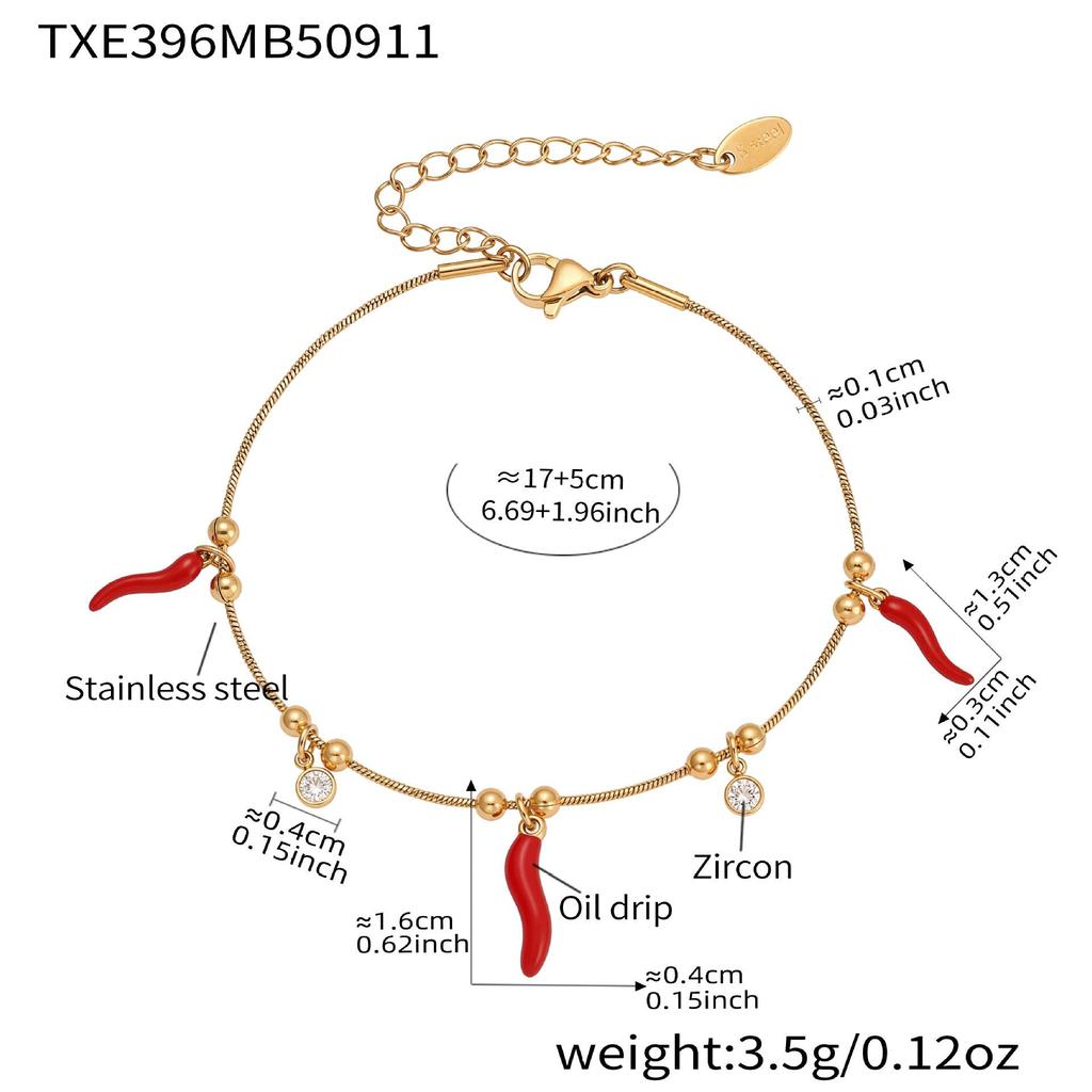 Oumeka Emaille Insekten Accessoire Set - Europäische & Amerikanische Mode Halskette Armband Combo