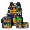 Wooden Stick Man Brain Rot Schoolbag High Definition Printing Leisure Cross Border Light Backpack
