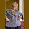 2025 Herbst/Winter Damen Vielseitiger Wendbarer Karierter Knopf-Windbreaker-Mantel