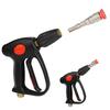High Pressure Wash Gun Adaptor For Nilfisk Kew Alto Wap Calm To 1/4" Quick Connect With Spraying Nozzles