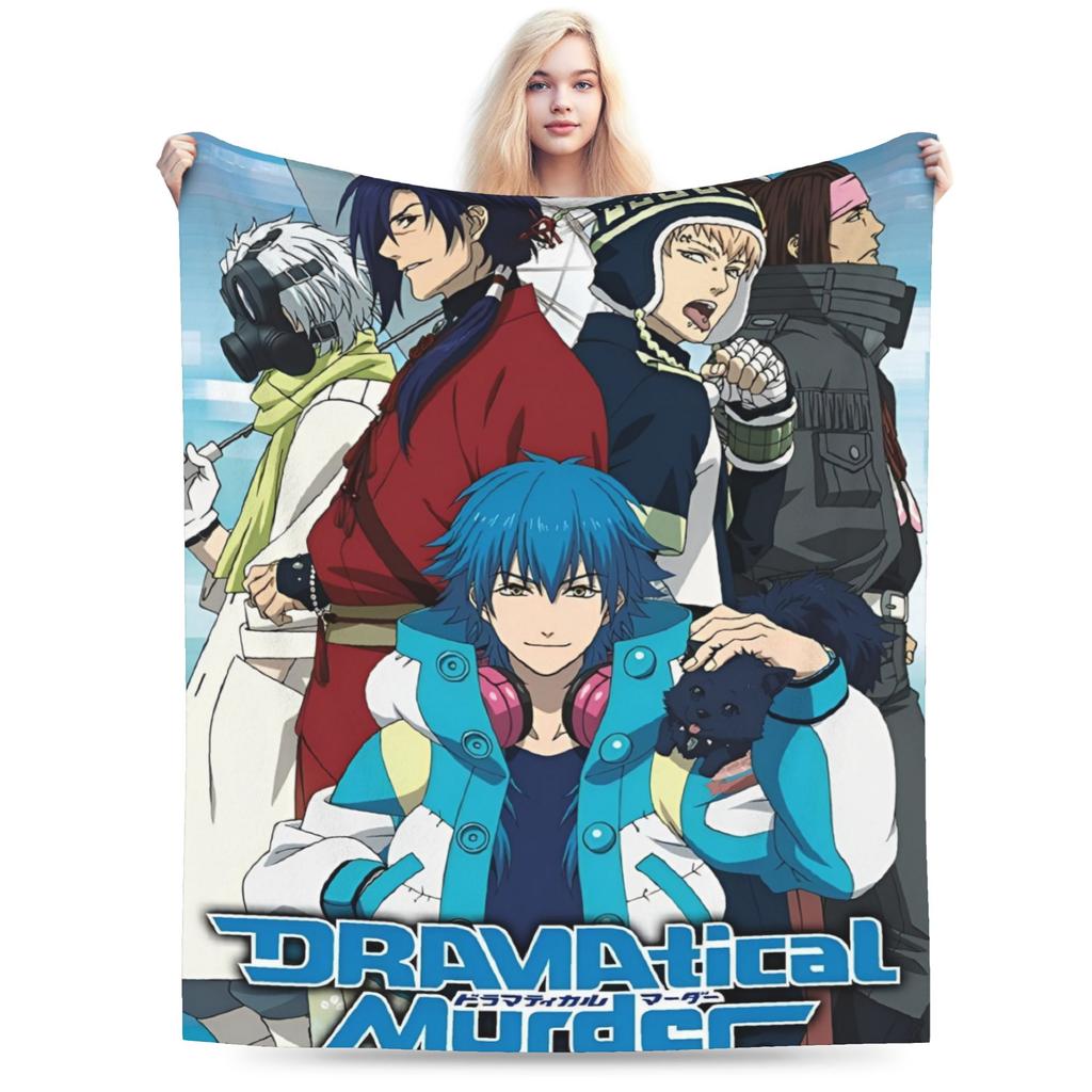 Dramatical Murder Anime Throw Blanket for Couch Soft Cozy Plush Blanket 50x60 Inch Multi-size Bedspread for All Seasons
