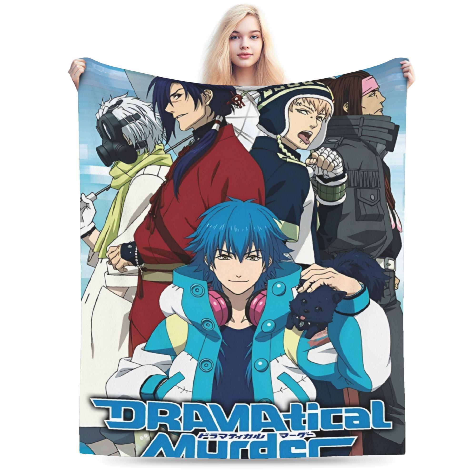 

dramatical murder anime Throw Blanket for Couch Soft Cozy Plush Blanket 50x60 Inch Multi-size Bedspread for All Seasons 75x90cm