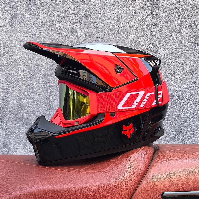 Orz Off-Road Helmets Kids Teens Electric Bike Helmets Men and Women Rally Helmets Mountain Bike Riding Downhill
