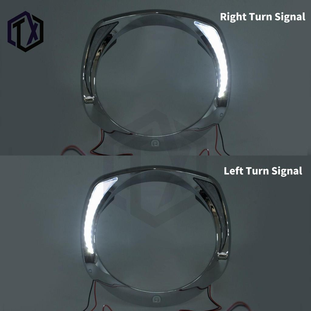 Flaggschiff Glide Road Dreirad 7" LED-Scheinwerfer Abdeckung