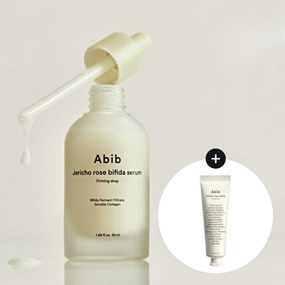 Abib Jericho Rose Bifida Serum Firming Drop 50mL Special Set (Special Gift: Jericho Rose Creme 30mL)