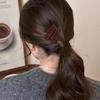 Vintage Red Duckbill Clip New French Hairpin  Retro Side Part Hair Clip with Non-Slip Teeth Elegant Forehead Bangs Barrettes