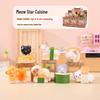 Trendy Cat Sparkling Soda Toy Blind Box – Colorful & Cute Cat Ornaments for Home or Office Décor