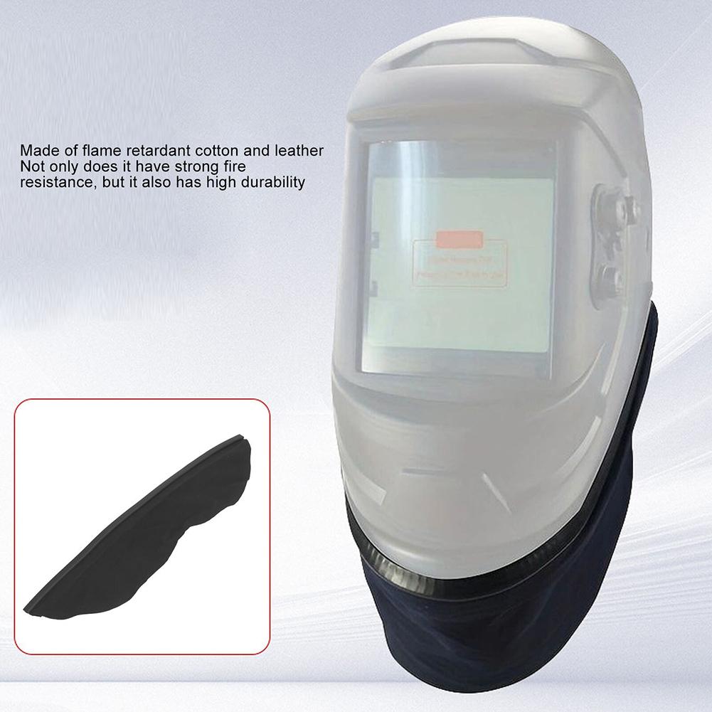 Helmet Accessory Flame-Retardant Bib Safety Work Environment As Shown In The Picture Full Neck Coverage For Most Welding Helmets
