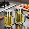 Kitchen Oil Dispenser Bottle, 700ml Olive Oil Pourer for Cooking Salad Dressing BBQ, Leak-Proof Precision Pourer With Scale