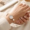 Gemstone Quartz Quartz Wristwatch Elegant Rhinestone Dial Watch Gift Pearl Bracelet Watch  Wedding
