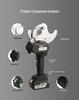 Rechargeable Portable Electric Ratchet Cutter for Copper, Aluminum, Armored Cable, Steel Core, and Stranded Wire