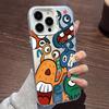 Multiple Little Monsters Apple 15 Mobile Phone Case iPhone13/12/11pro Dirt-resistant Xsmax Anti-drop 16/14XR