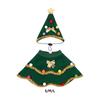 Christmas Dog Costume Cat Outfit Uniform Garment Comfortable Hat with Cloak Pet Clothes for Travel New Year Birthday Boy Girl